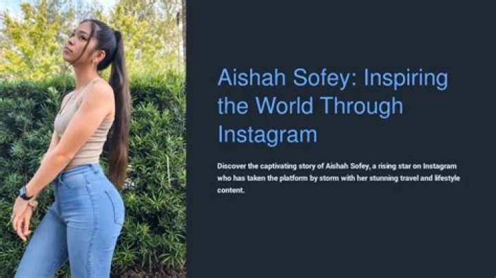Aishah Sofey: The Rising Star of the S