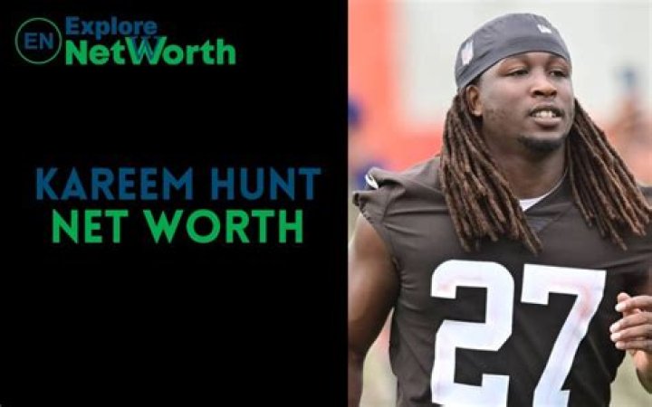 Evaluating Kareem Hunt's Net Worth: From Gridiron Glory to Financial Success