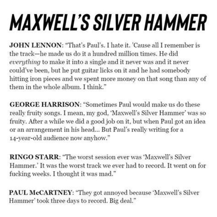 Maxwell's Silver Hammer: Unveiling the Lyrics and Meaning Behind the Iconic Song