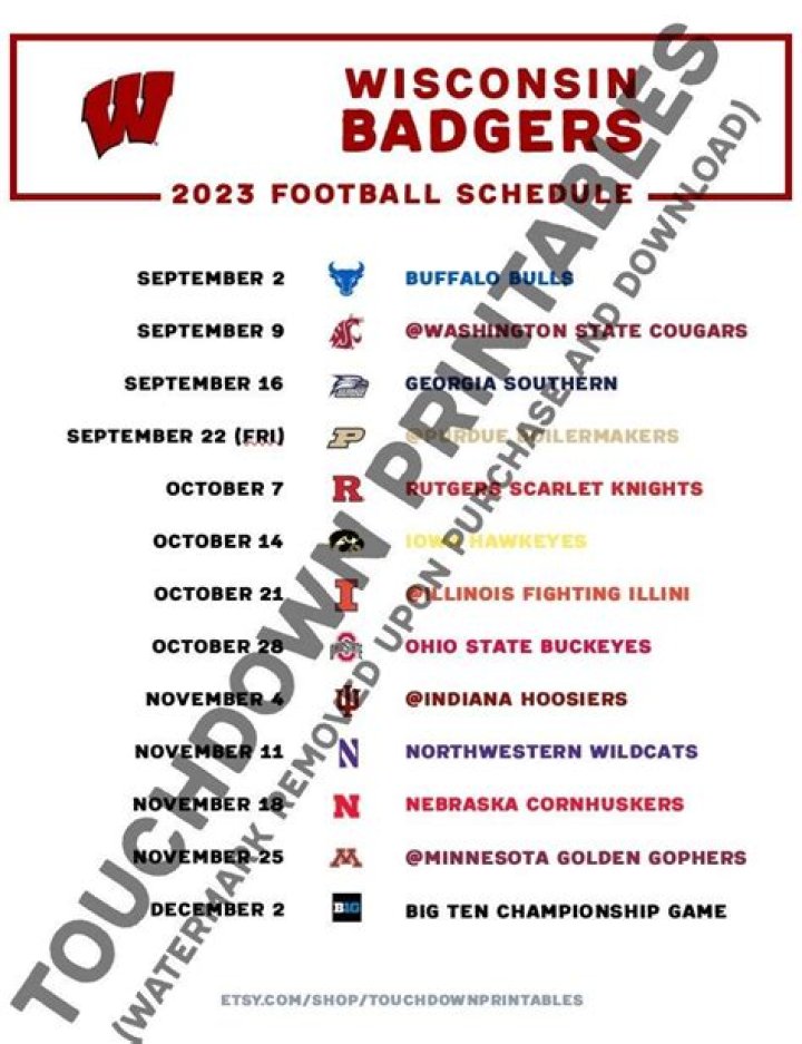 Ultimate Guide to UW Badgers Football Schedule 2023